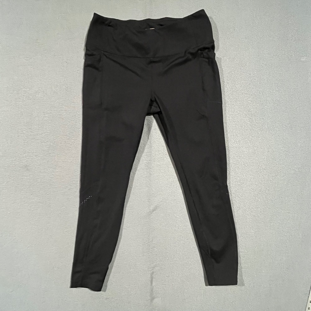 Mondetta Performance Luxury Skinny Black Athletic Pants XL High Rise Waist Band